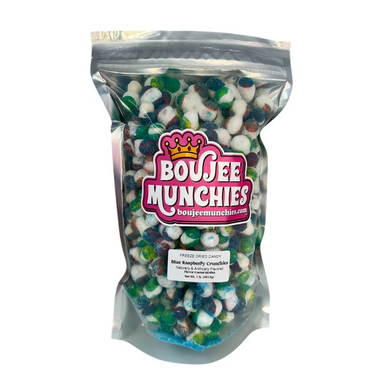 Boujee Munchies Freeze Dried Blue Raspberry Crunchies