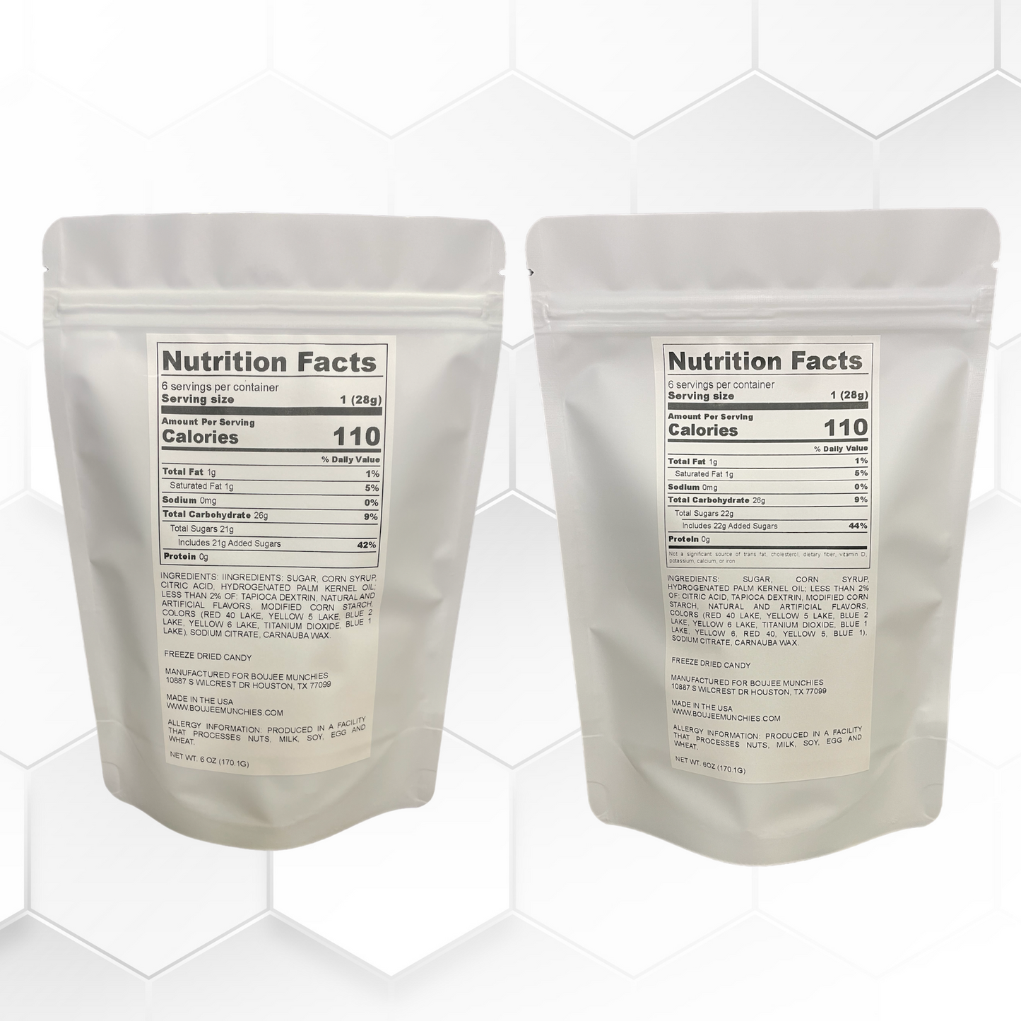 Freeze Dried Candy Rainbow & Sour Crunchies 2 Pack