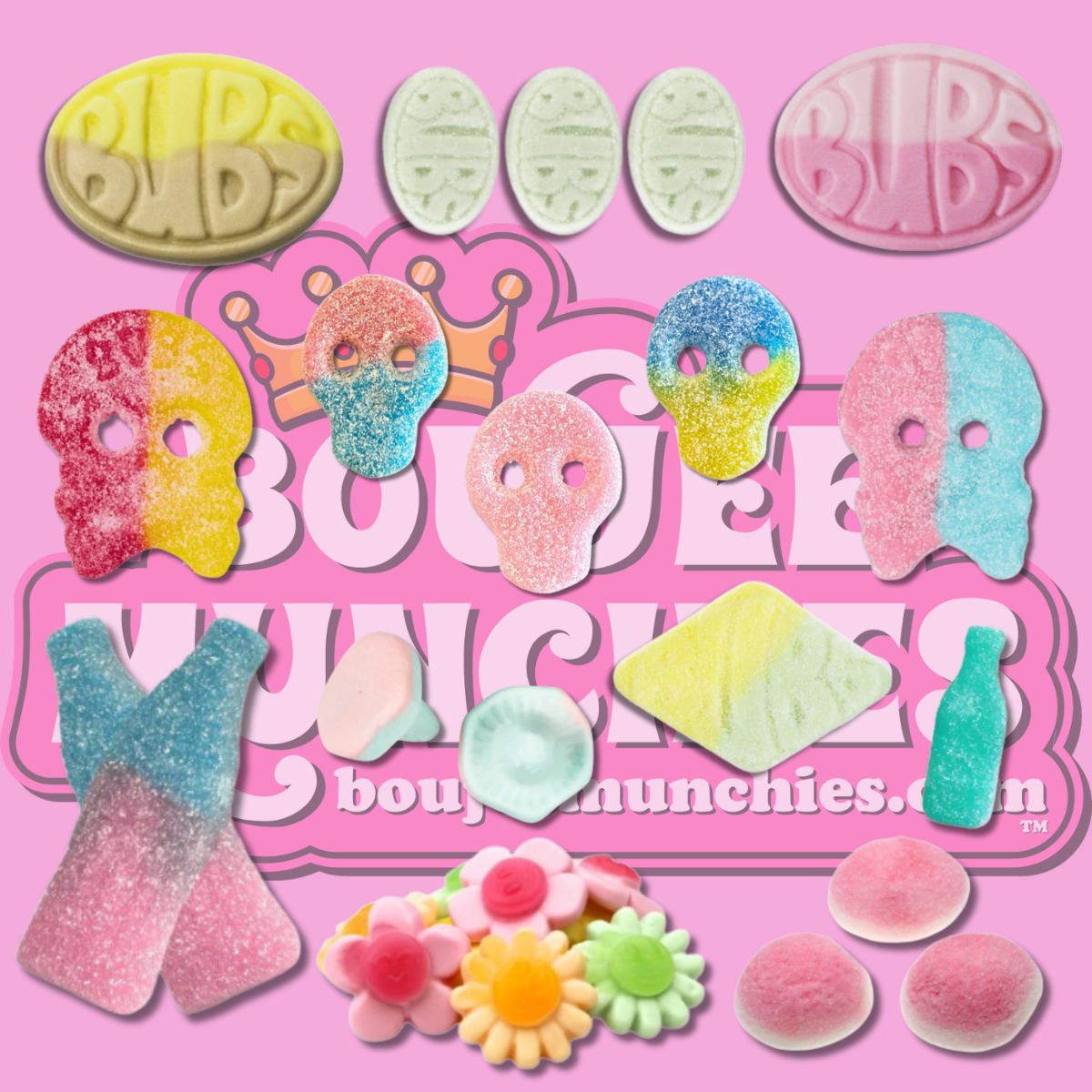Boujee Munchies Swedish Candy Sweet and Sour Mix