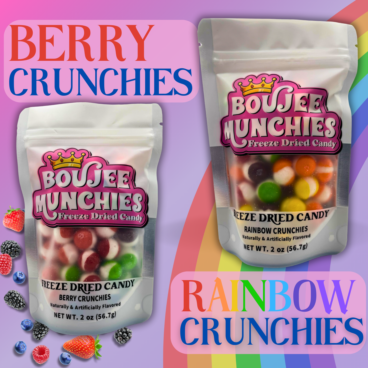 Boujee Munchies Freeze Dried Candy Bundle