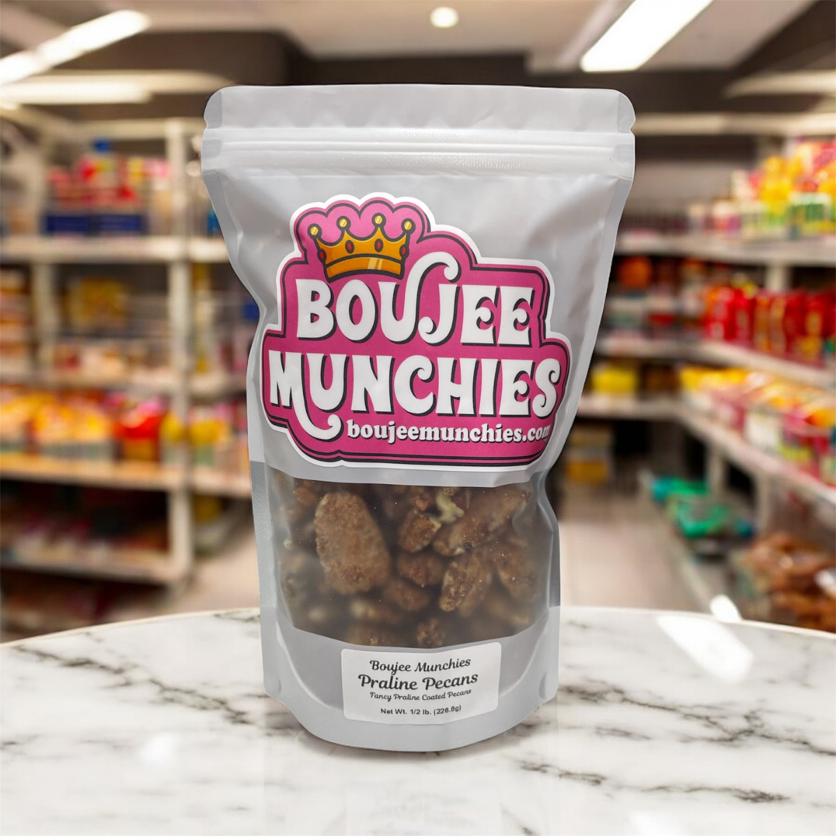 Boujee Munchies Boujee Pearline Pecans