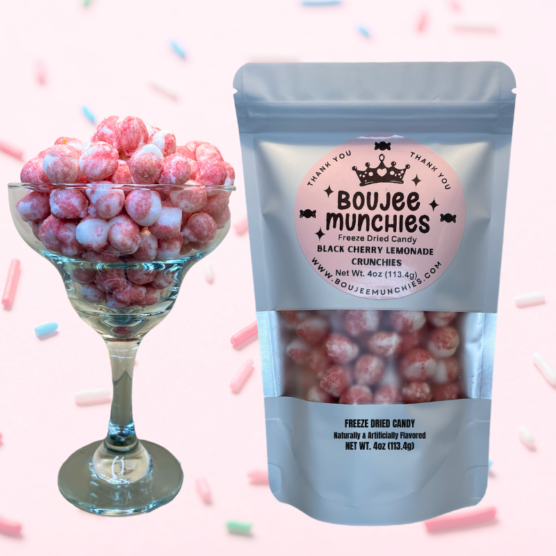 Freeze Dried Candy Black Cherry Lemonade Crunchies