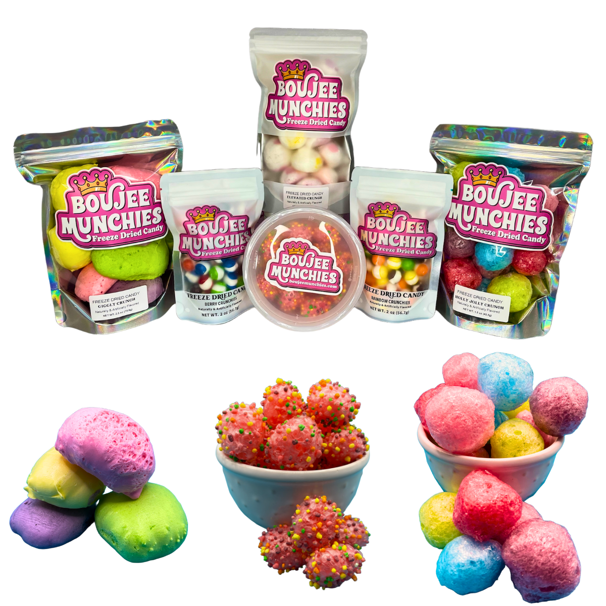 Boujee Munchies Big Deal Freeze Dried Candy Bundle