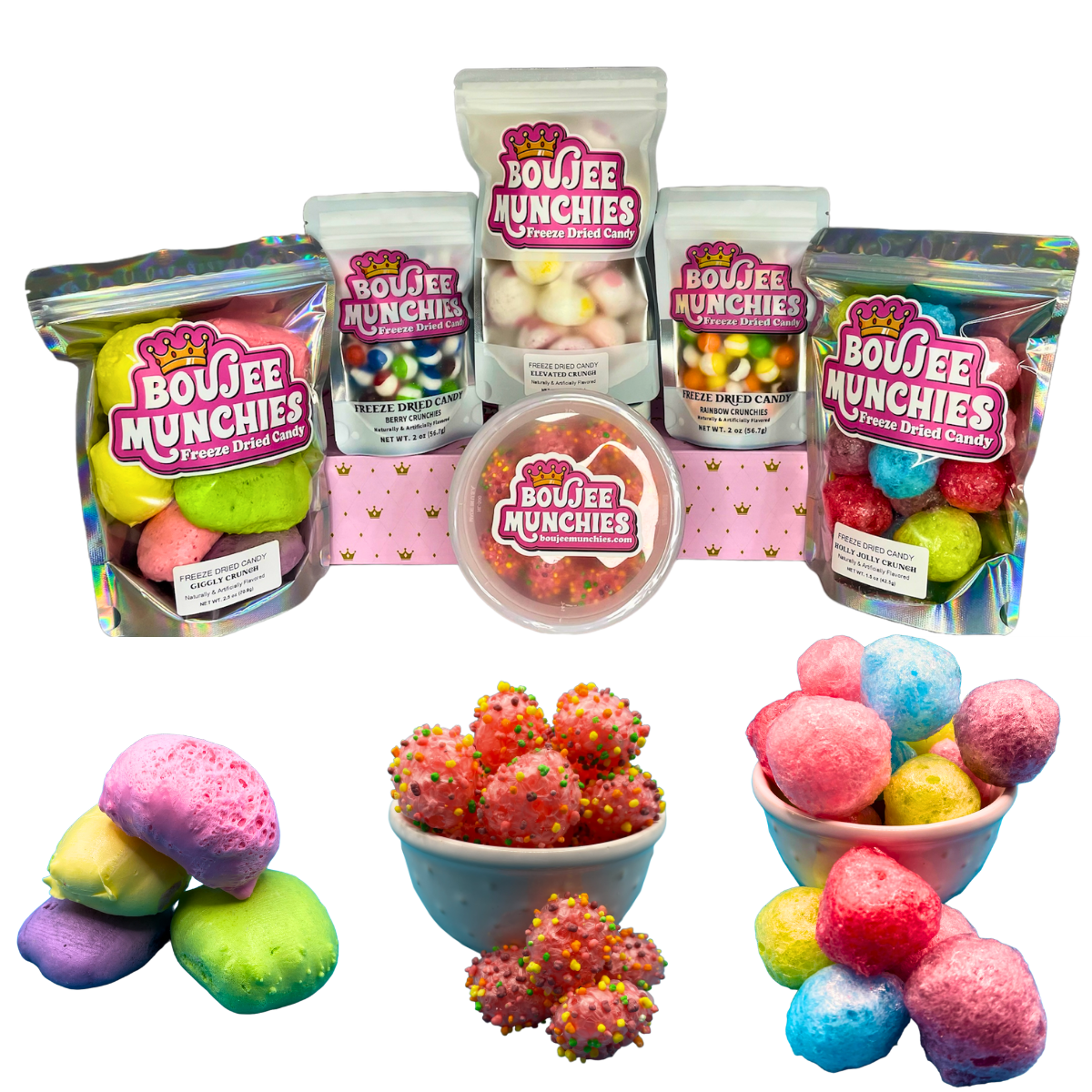 Boujee Munchies Big Deal Freeze Dried Candy Bundle