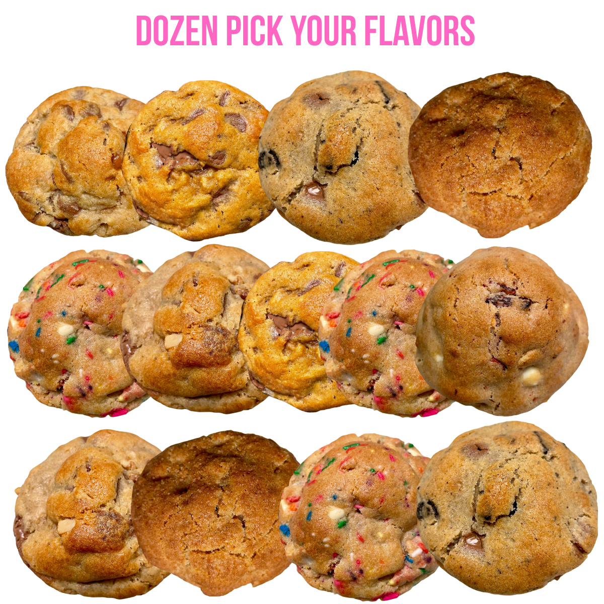 Boujeelicious Cookies — Pick Your Flavor & Size