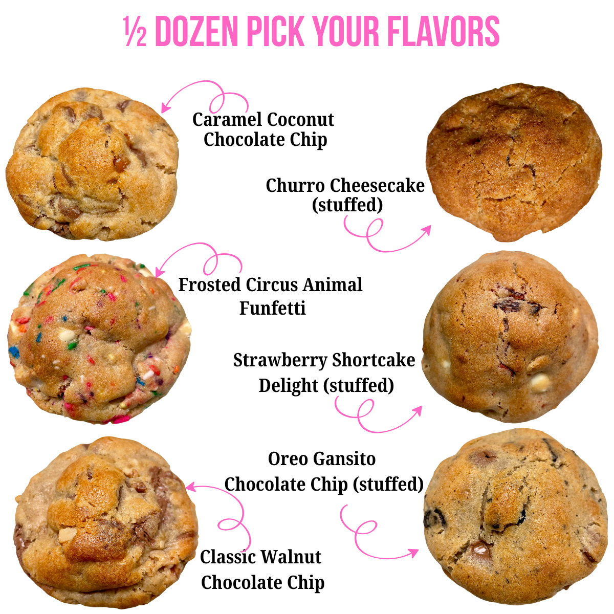 Boujeelicious Cookies — Pick Your Flavor & Size